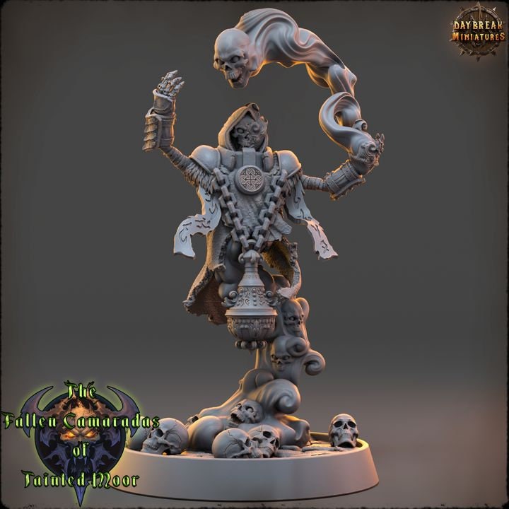 Darkcast Malvenom - The Fallen Camaradas of Tainted Moor - Unpainted Miniature