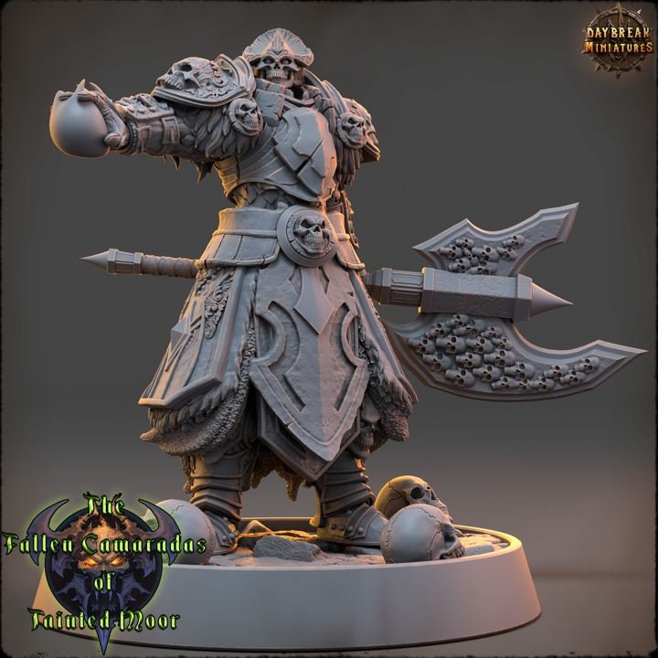 Pale Lord Kraven - The Fallen Camaradas of Tainted Moor - Unpainted Miniature