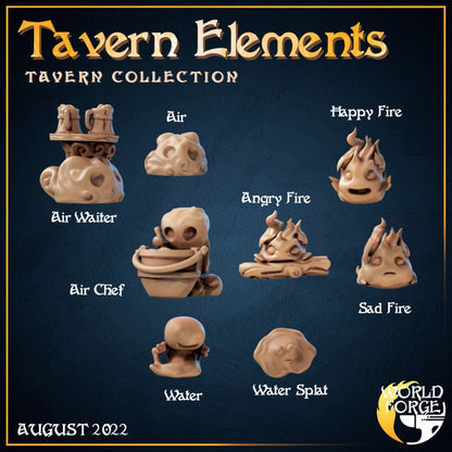 Tavern Elementals - The Arcane Dragon Tavern Collection - Unpainted Miniature