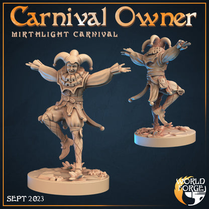 Carnival Owner - Mirthlight Carnival Collection - Unpainted Miniature