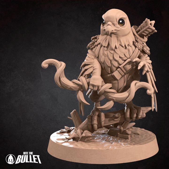 Hawkfolk Ranger - Grove Haven Set - Unpainted Miniature