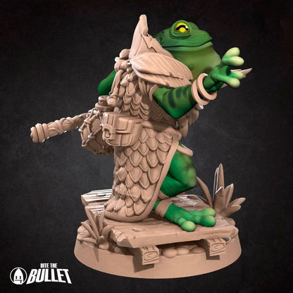 Frogfolk Monk - Grove Haven Set - Unpainted Miniature