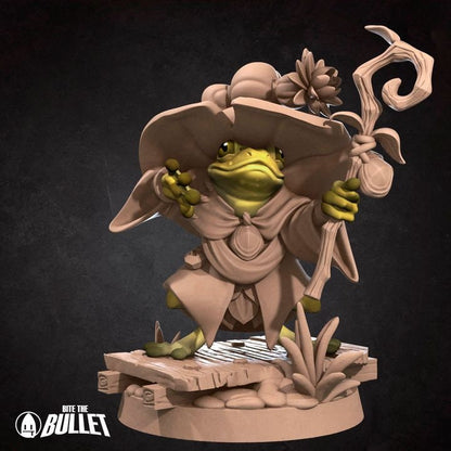 Frogfolk Wizard - Grove Haven Set - Unpainted Miniature