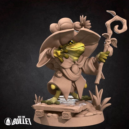 Frogfolk Wizard - Grove Haven Set - Unpainted Miniature