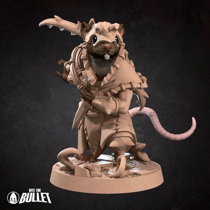 Ratfolk Hunter - Grove Haven Set - Unpainted Miniature