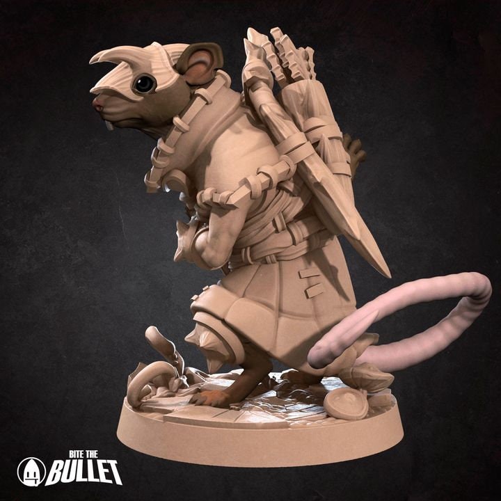 Ratfolk Hunter - Grove Haven Set - Unpainted Miniature