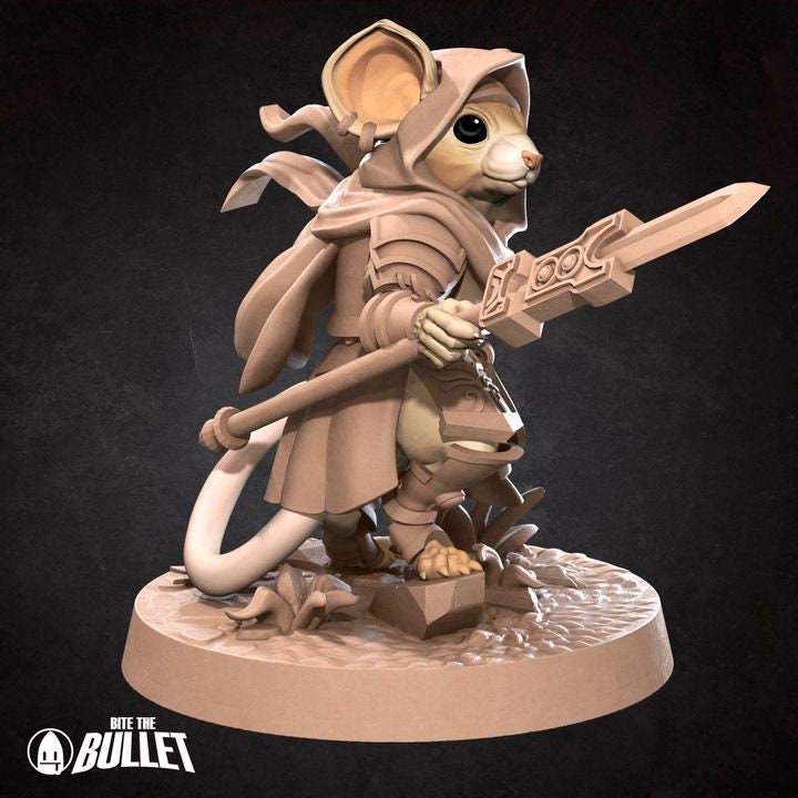 Mousefolk Cleric - Grove Haven Set - Unpainted Miniature