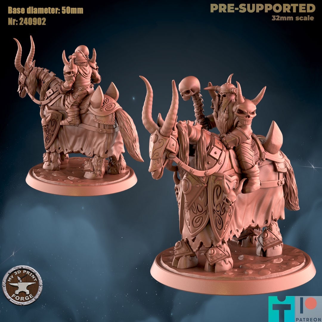 Thane - Four Horseman - Mounted - Unpainted Miniature