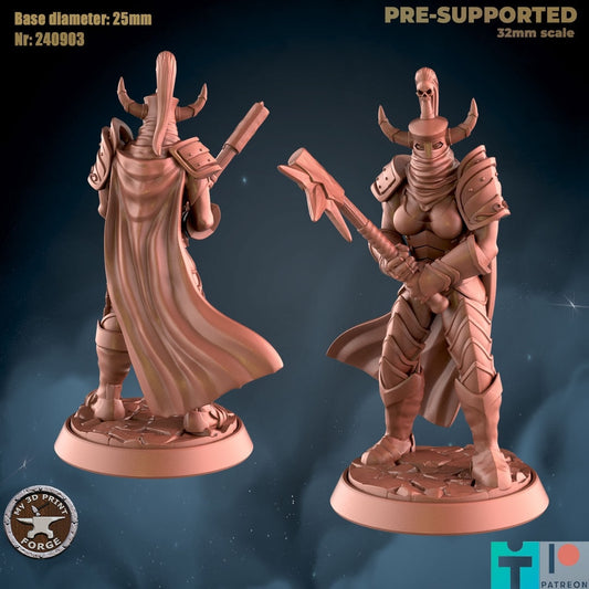 Human Female - Four Horseman - Standing - Unpainted Miniature