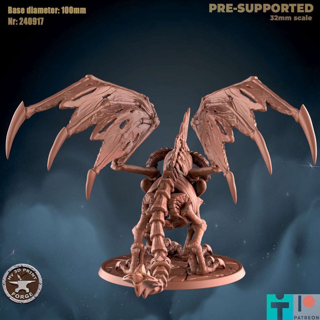 Undead Dragon - Unpainted Miniature