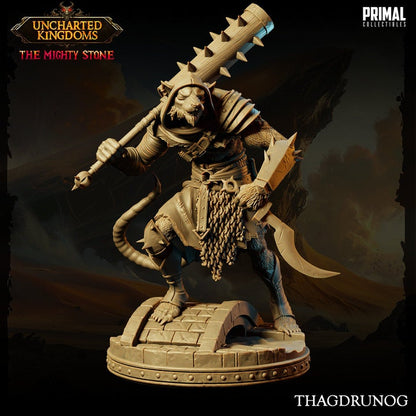 Thagdrunog - Wererat - Uncharted Kingdoms - Unpainted Miniature