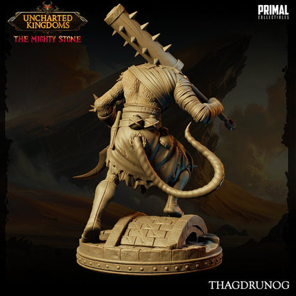 Thagdrunog - Wererat - Uncharted Kingdoms - Unpainted Miniature