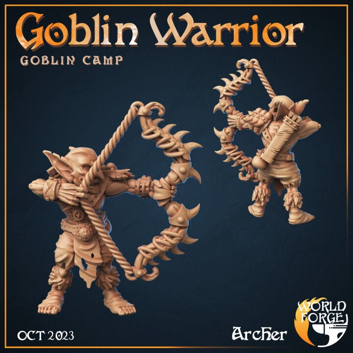 Goblin Archer - Goblin Camp Collection - Unpainted Miniature