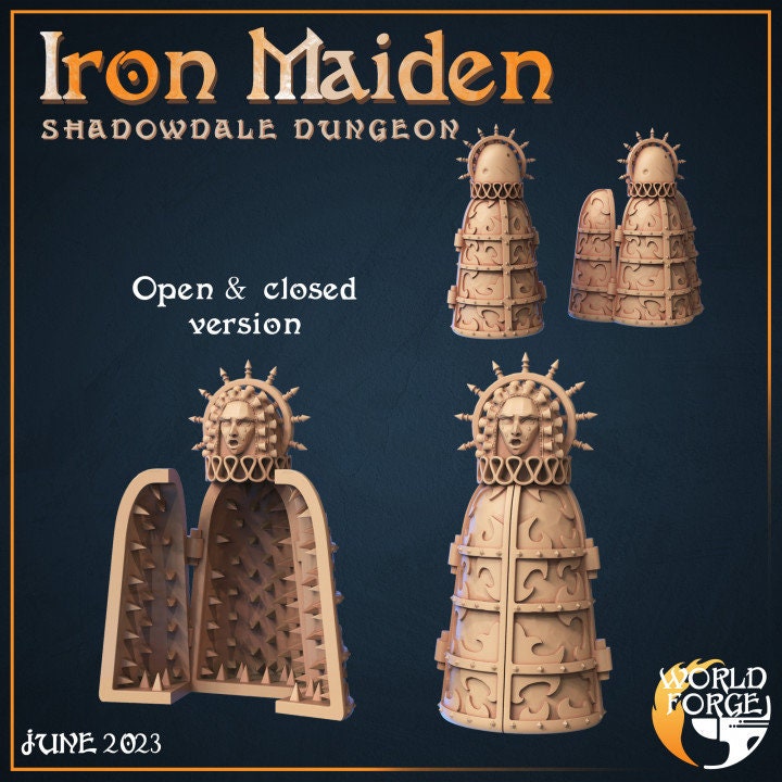 Iron Maiden - Shadowdale Dungeon Collection - Unpainted Miniature