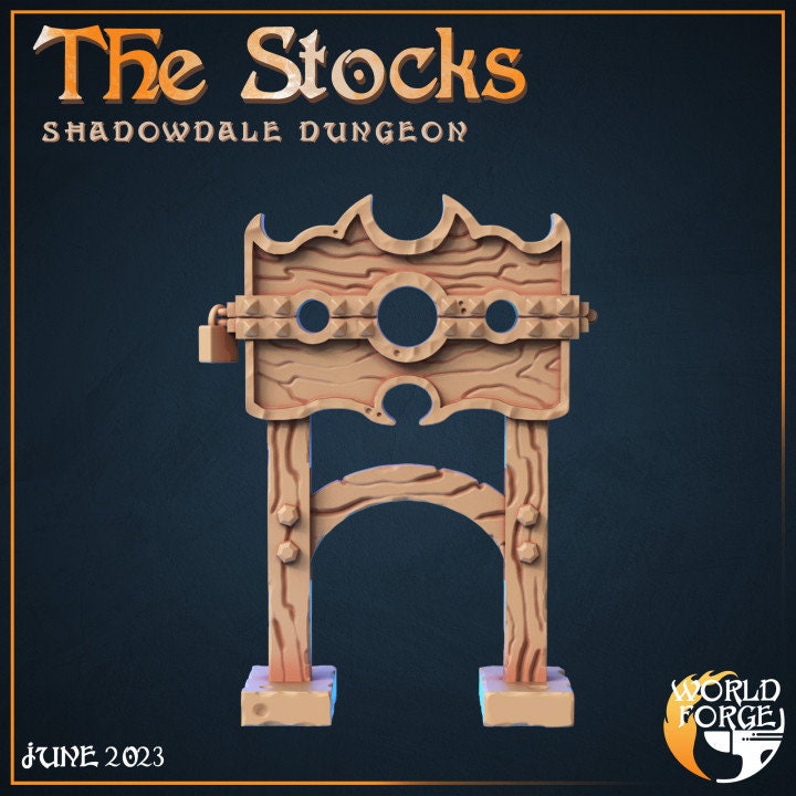 The Stocks - Shadowdale Dungeon Collection - Unpainted Miniature