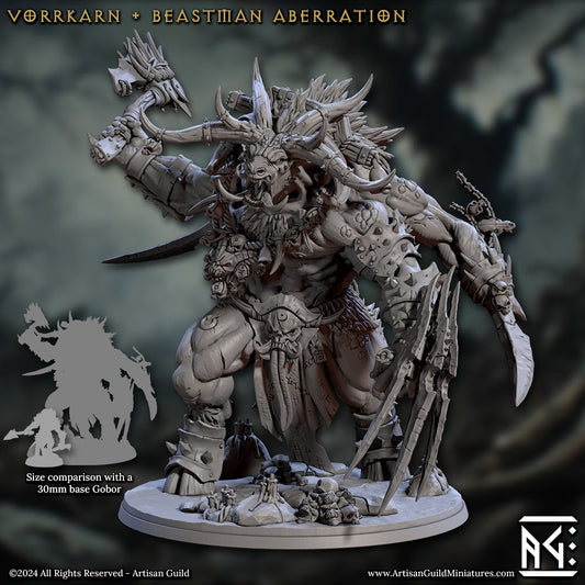 Vorrkarn, Beastman Aberration - Rise of the Beastmen Set - Unpainted Miniature