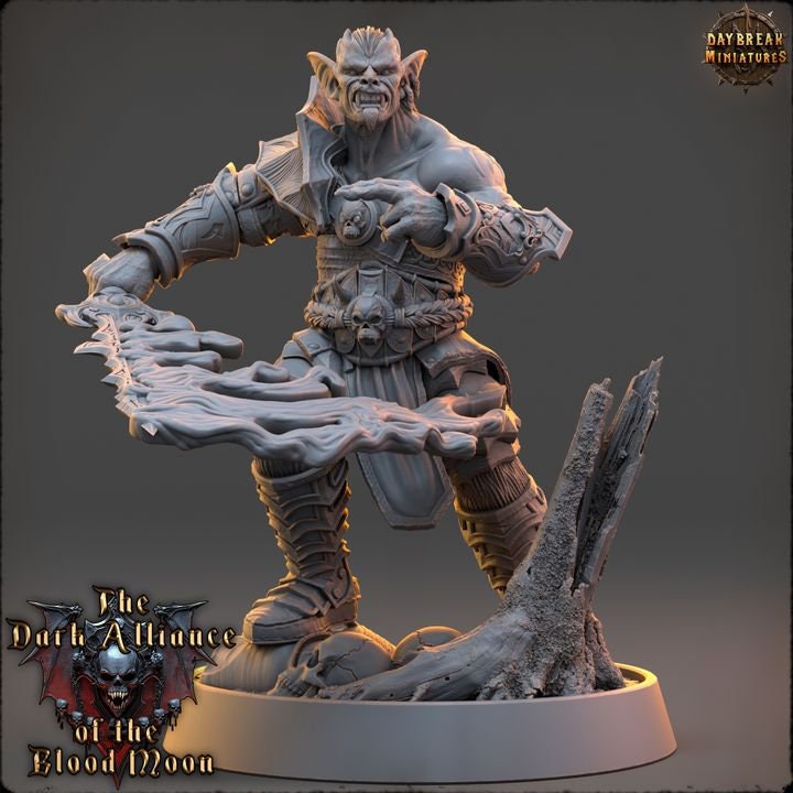 Drusco Bloodthorne - Dark Alliance of the Blood Moon - Unpainted Miniature