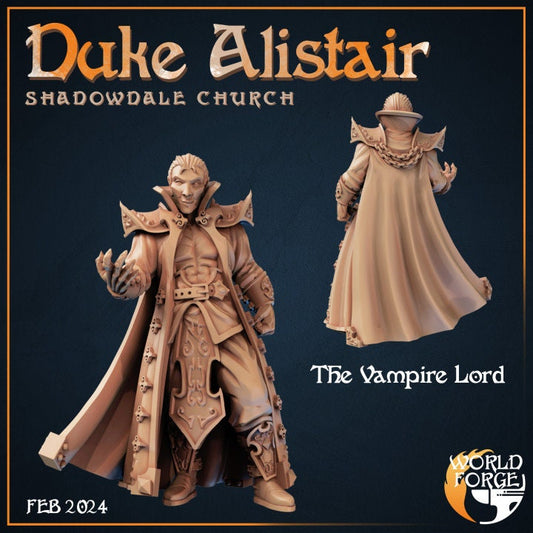 Alistair, the Vampire Duke - Shadowdale Church Collection - Unpainted Miniature