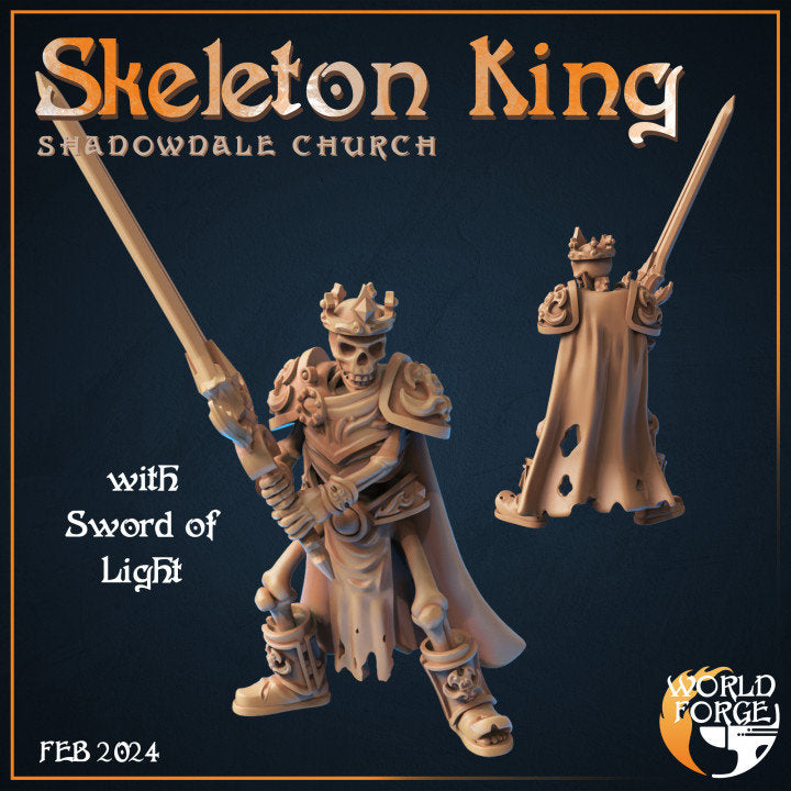 Skeleton King - Shadowdale Church Collection - Unpainted Miniature