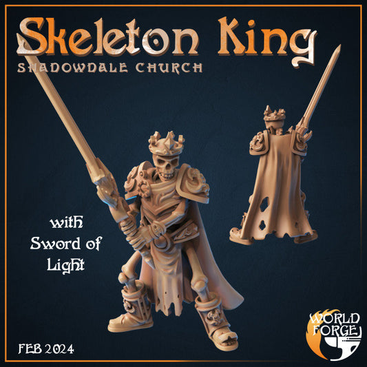 Skeleton King - Shadowdale Church Collection - Unpainted Miniature