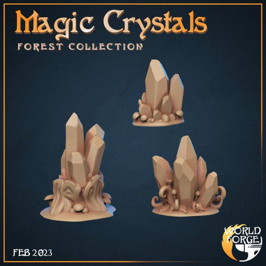 Magic Crystals - Forest Collection - Unpainted Miniature