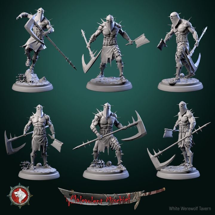 Skullbreakers - 6 Poses - Unpainted Miniatures