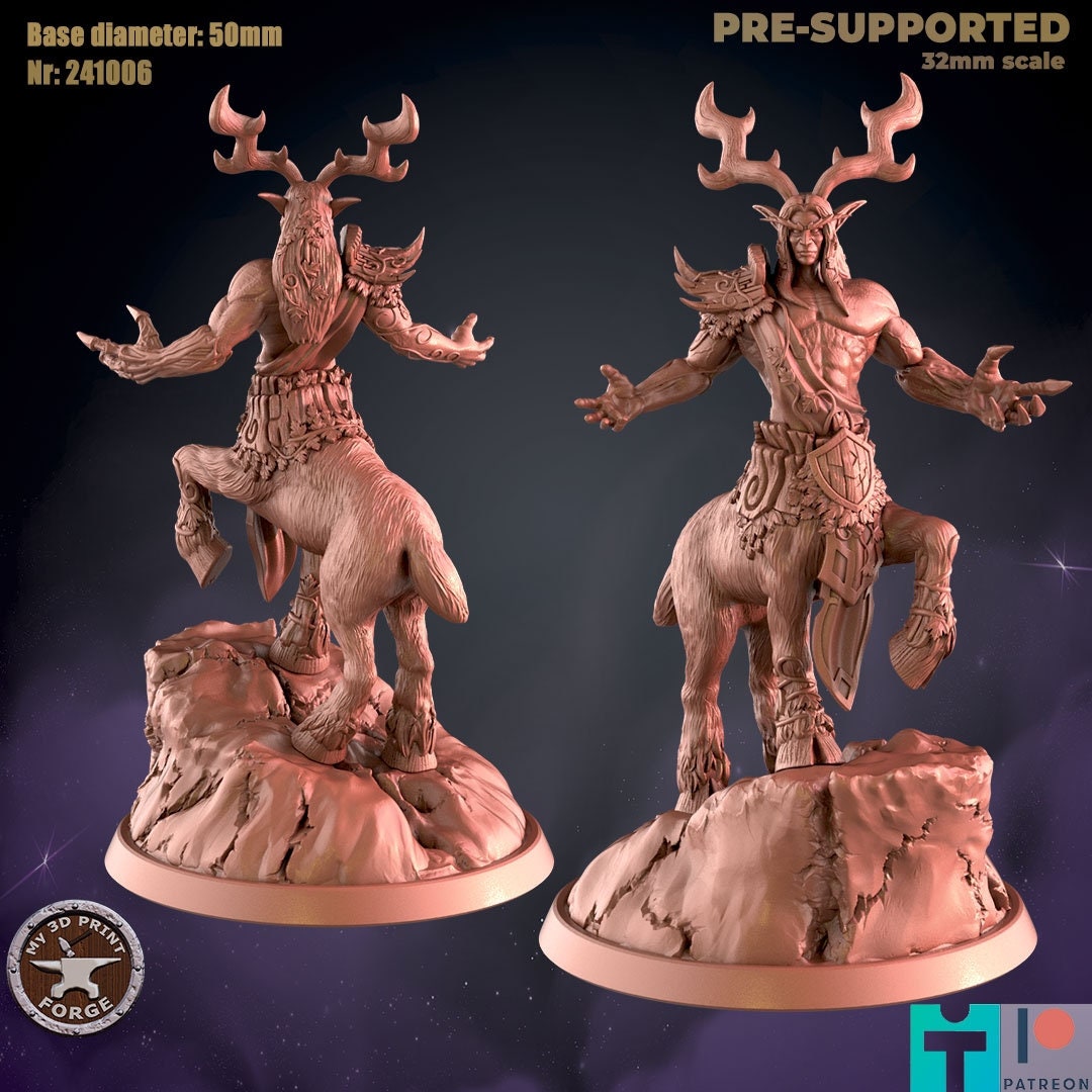 Keeper of the Forest - 2 Poses - Unpainted Miniature