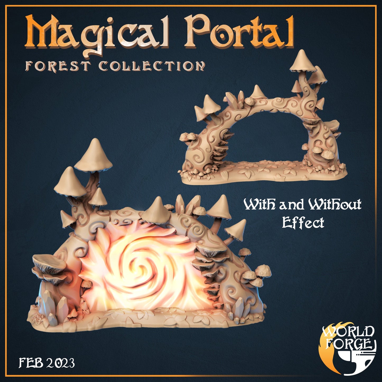 Magical Portal - Magical Forest Collection - Unpainted Miniature