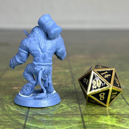 Minotaur with Mace - 32mm Scale - Unpainted Miniature
