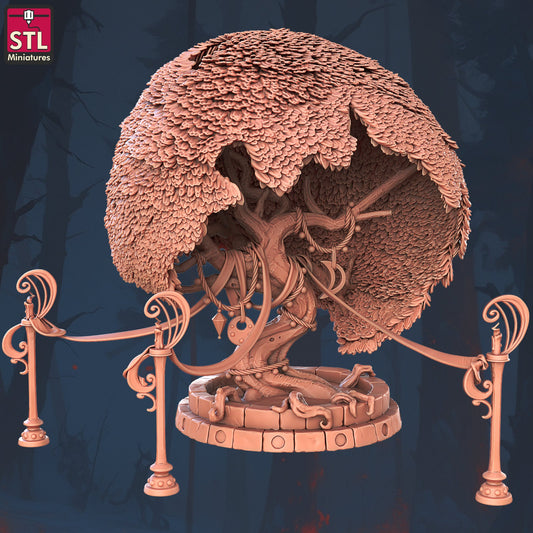 Decorative Tree - Masquerade Set - Unpainted Miniature