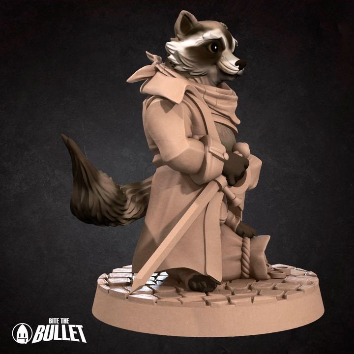 Raccoon Thief - Grove Haven Set - Unpainted Miniature