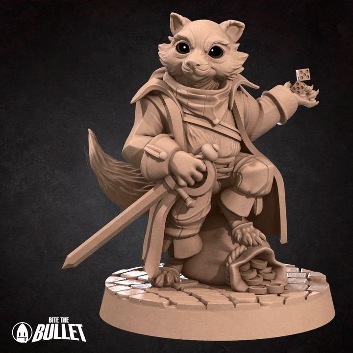 Raccoon Thief - Grove Haven Set - Unpainted Miniature
