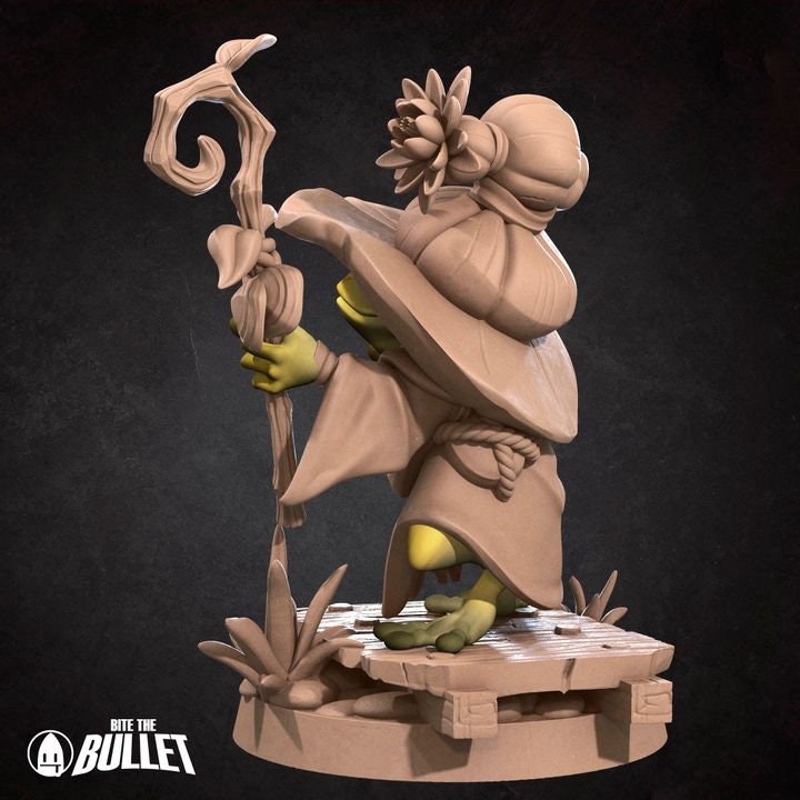 Frogfolk Wizard - Grove Haven Set - Unpainted Miniature