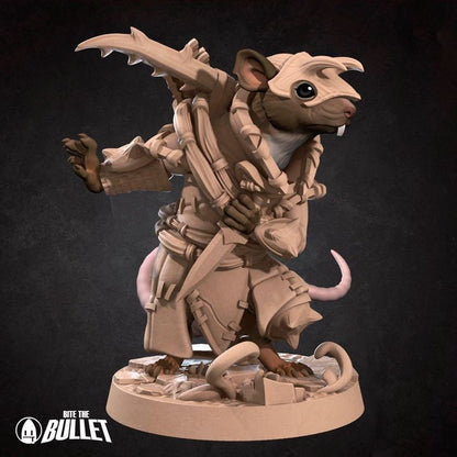 Ratfolk Hunter - Grove Haven Set - Unpainted Miniature