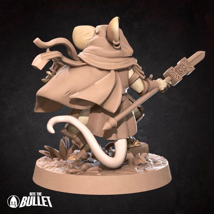 Mousefolk Cleric - Grove Haven Set - Unpainted Miniature