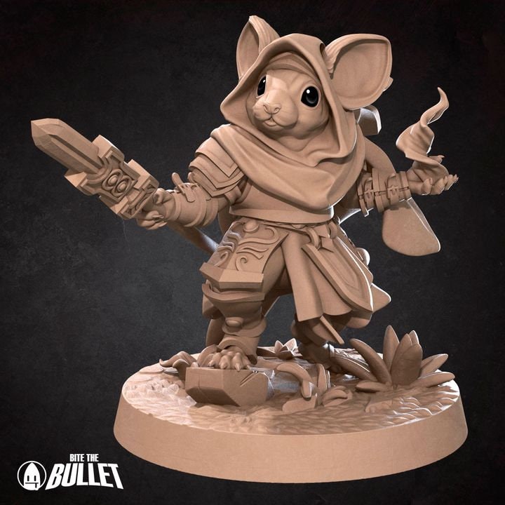 Mousefolk Cleric - Grove Haven Set - Unpainted Miniature