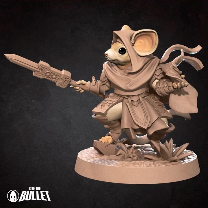 Mousefolk Cleric - Grove Haven Set - Unpainted Miniature