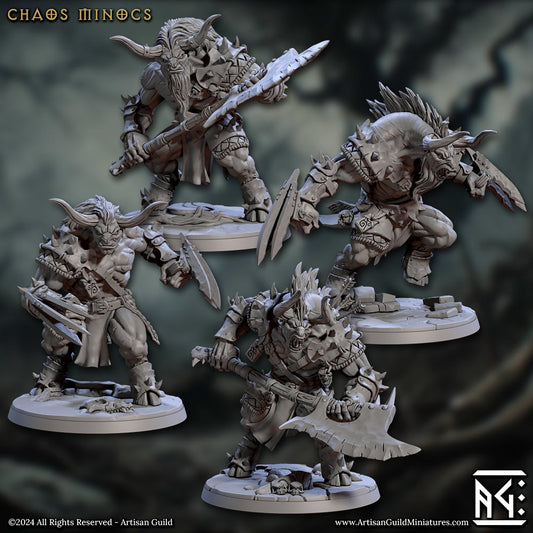 Chaos Minocs - Rise of the Beastmen - Unpainted Miniature