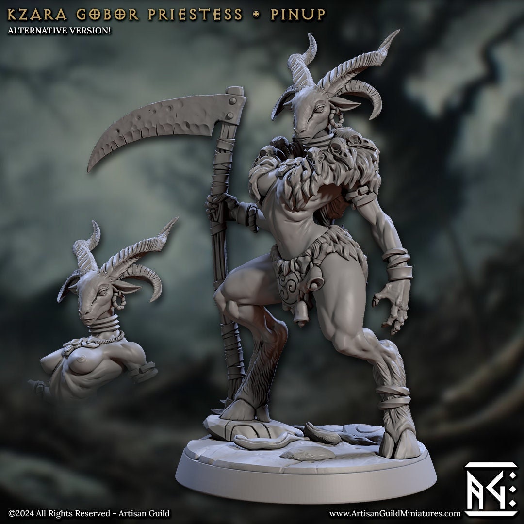 Kzara - Pinup - Rise of the Beastmen - Unpainted Miniature