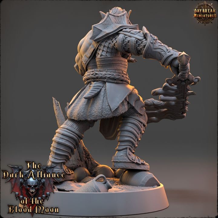 Drusco Bloodthorne - Dark Alliance of the Blood Moon - Unpainted Miniature