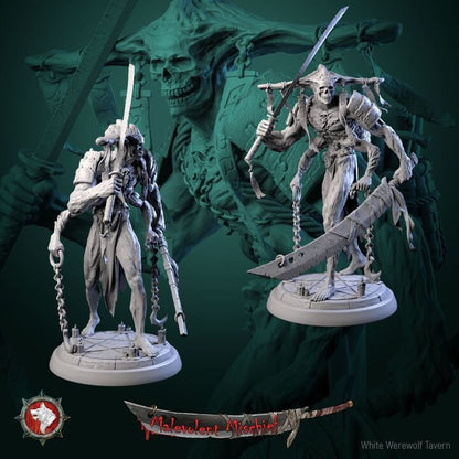 Grimblade Revenant - 32mm and 75mm Scale - Unpainted Miniature