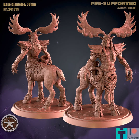 Centaur Leader - 3 Poses - Unpainted Miniature