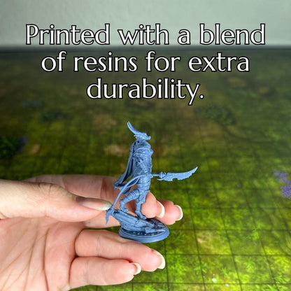 Pixie Rogue, Male Pixie - 32mm, 35mm Scale - Unpainted Miniature for DnD, Pathfinder, Tabletop RPGs - Bite the Bullet