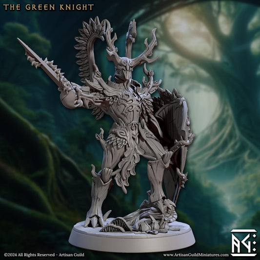 The Green Knight - Deeproot Spriggans - 32mm Scale - Unpainted Miniature for DnD, Pathfinder, Tabletop RPGs - Artisan Guild