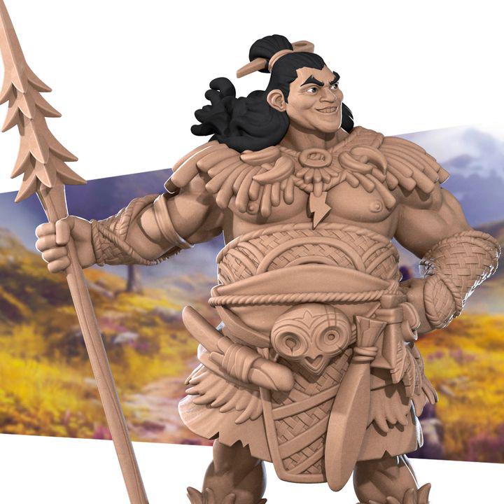 Human Exemplar - 32mm, 35mm Scale - Unpainted Miniature for DnD, Pathfinder, Tabletop RPGs - Bite the Bullet