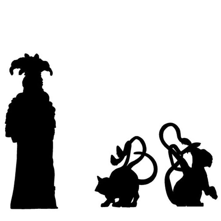 Displacer Kittens - 32mm, 35mm Scale - Unpainted Miniature for DnD, Pathfinder, Tabletop RPGs - Bite the Bullet