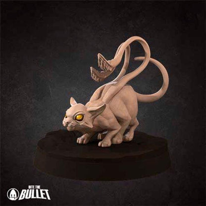 Displacer Kittens - 32mm, 35mm Scale - Unpainted Miniature for DnD, Pathfinder, Tabletop RPGs - Bite the Bullet