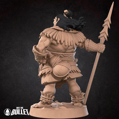 Human Exemplar - 32mm, 35mm Scale - Unpainted Miniature for DnD, Pathfinder, Tabletop RPGs - Bite the Bullet