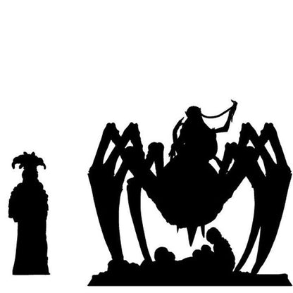Queen of Spiders, Female Drider - 32mm, 35mm Scale - Unpainted Miniature for DnD, Pathfinder, Tabletop RPGs - Bite the Bullet
