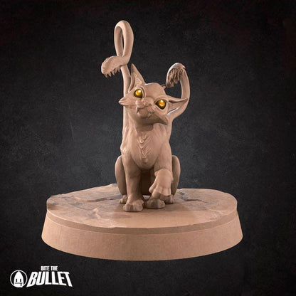 Displacer Kittens - 32mm, 35mm Scale - Unpainted Miniature for DnD, Pathfinder, Tabletop RPGs - Bite the Bullet